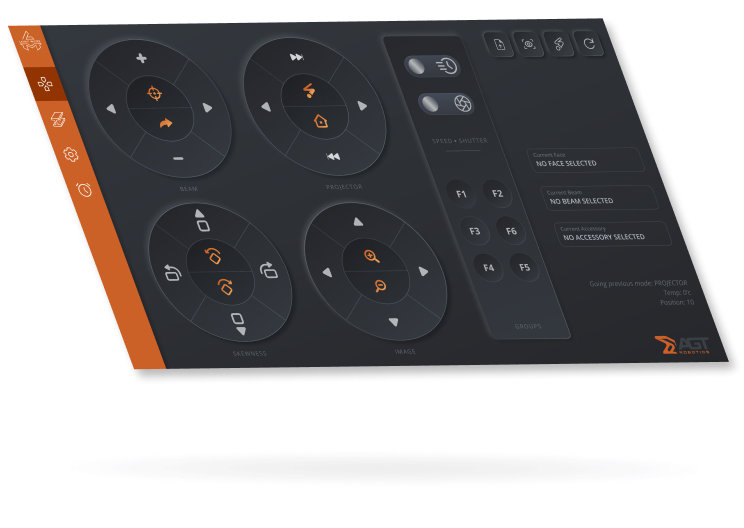 HMI Panel – VR Simulation UI